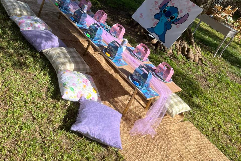 Mesa infantil cumple