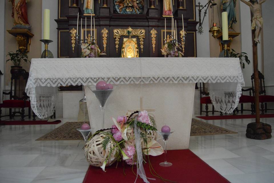 Decoracion de altar