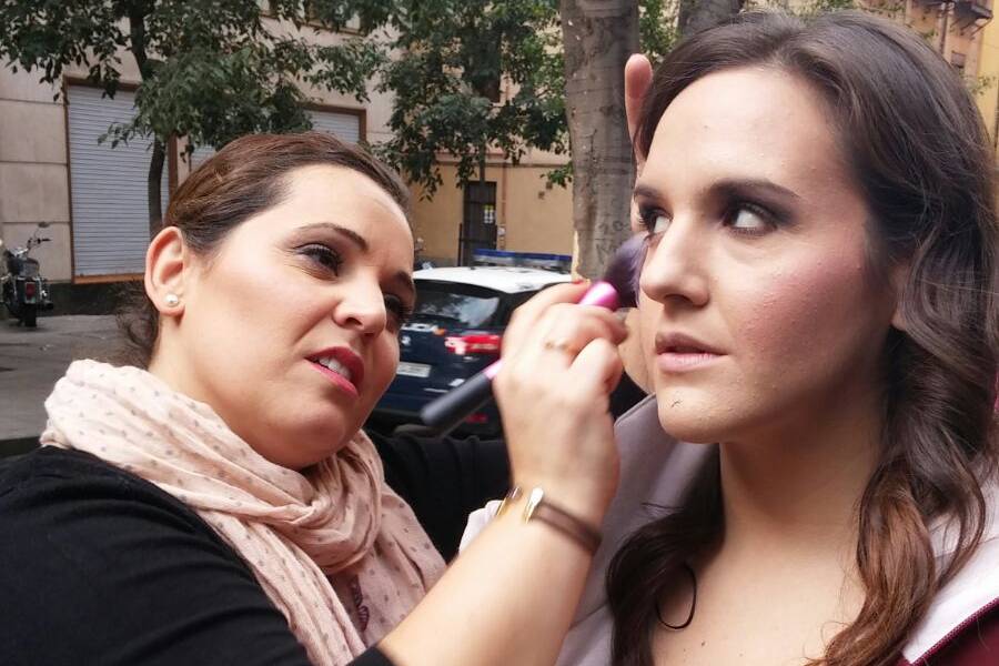 Maquillaje para película