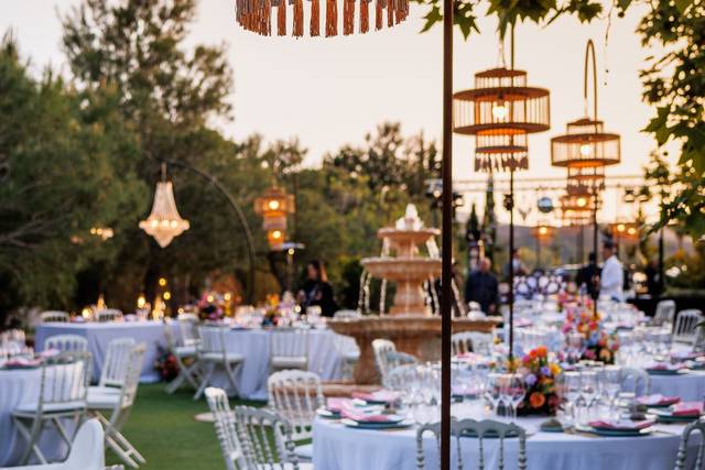Banquete en nuestros jardínes