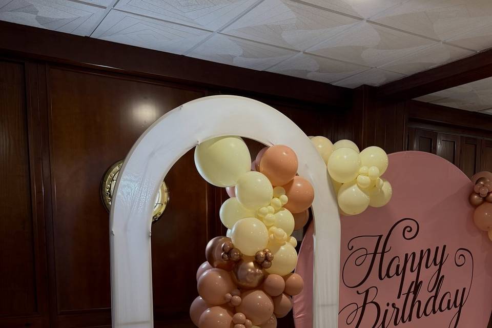Decoración con globos