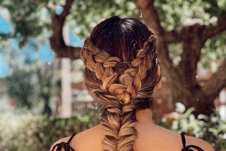 Trenza con coleta