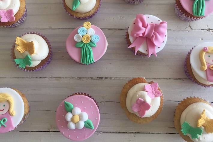 Cupcakes de primavera