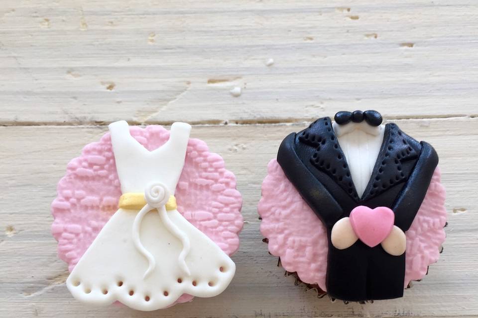 Cupcakes de novios