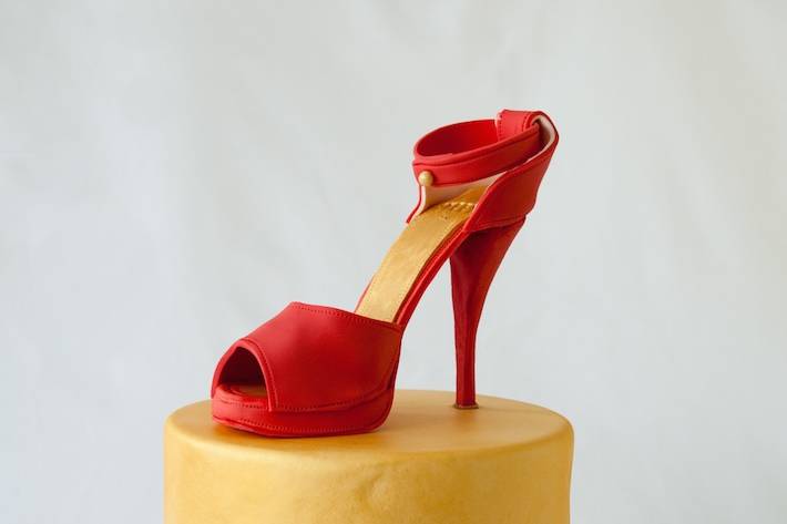 Tarta de zapato de tacón