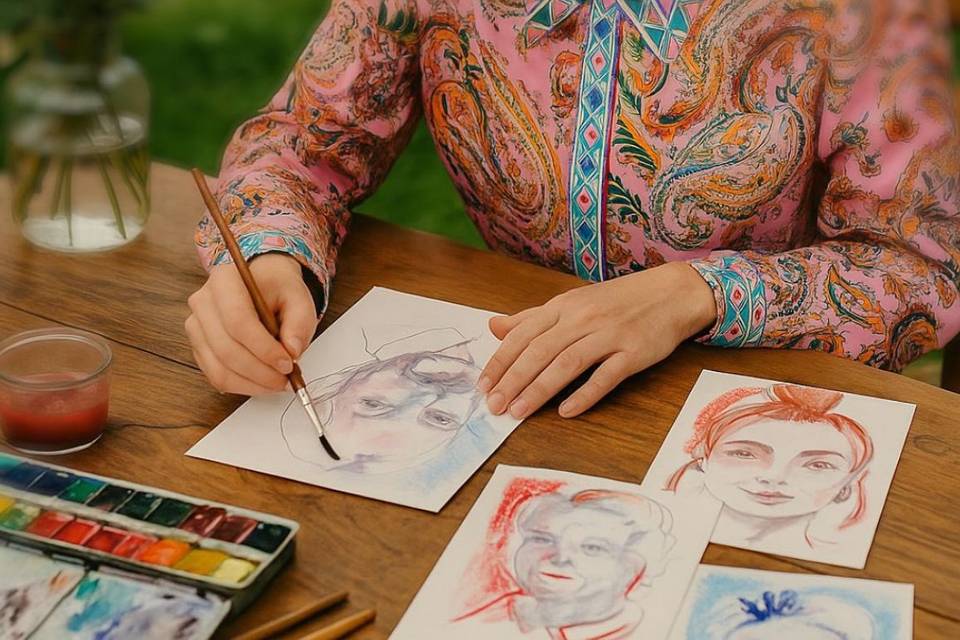 Sara Galofre - Retratos y Live Art