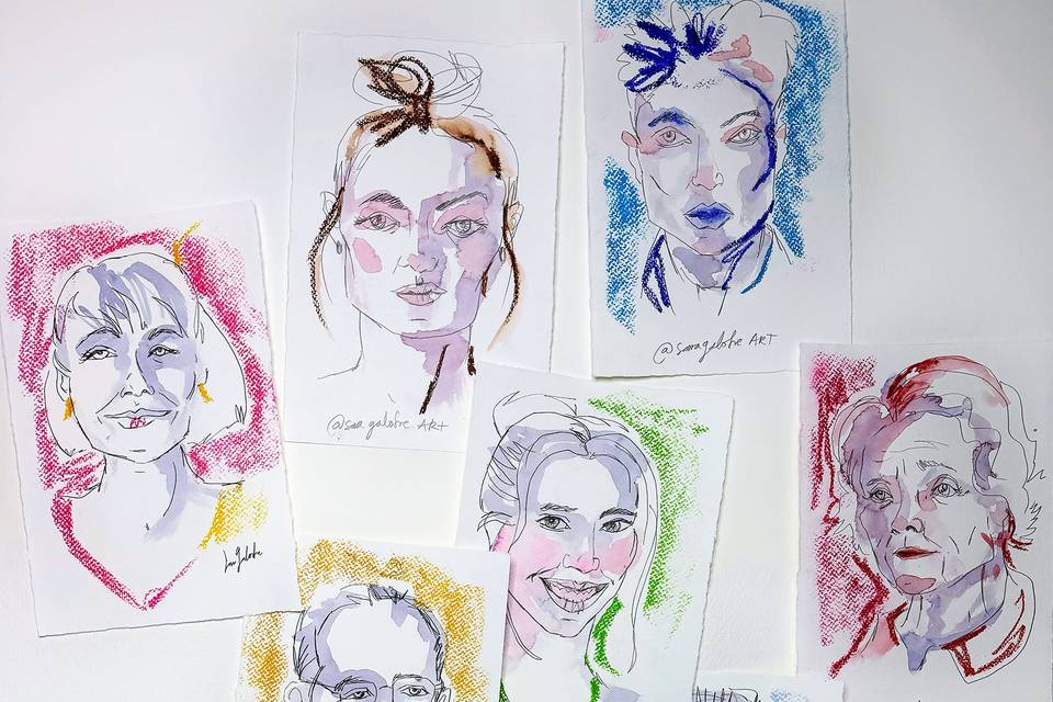 Retratos rápidos Live Art