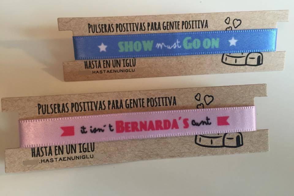 Pulseras con mensajes