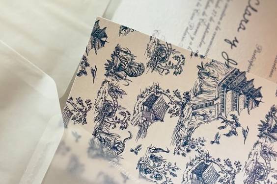 Invitación en triptico