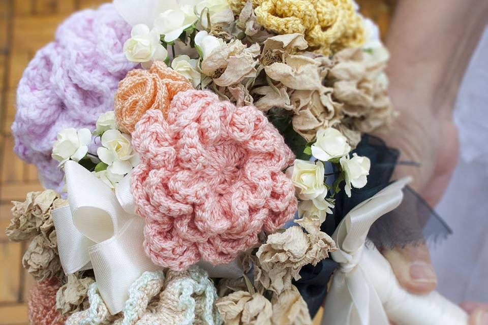 Ramo novia crochet