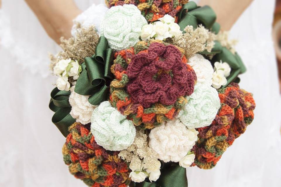 Crochet Ramo Buchón en 2023  Ramo de ganchillo, Flores hechas a crochet,  Flores artesanales