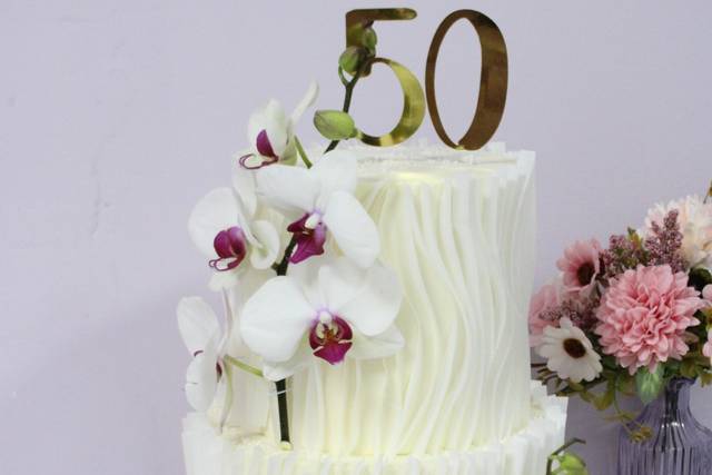 Papel de arroz y orquideas