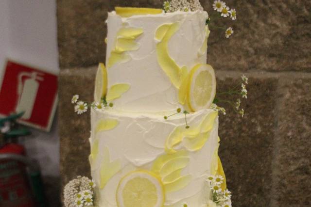 Tarta con citricos