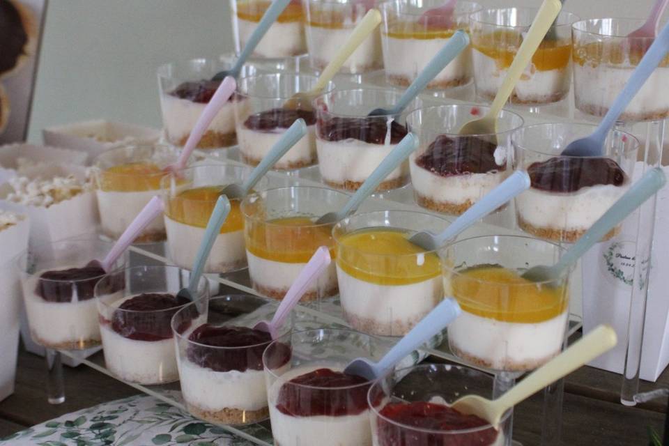 Vasitos de cheescake