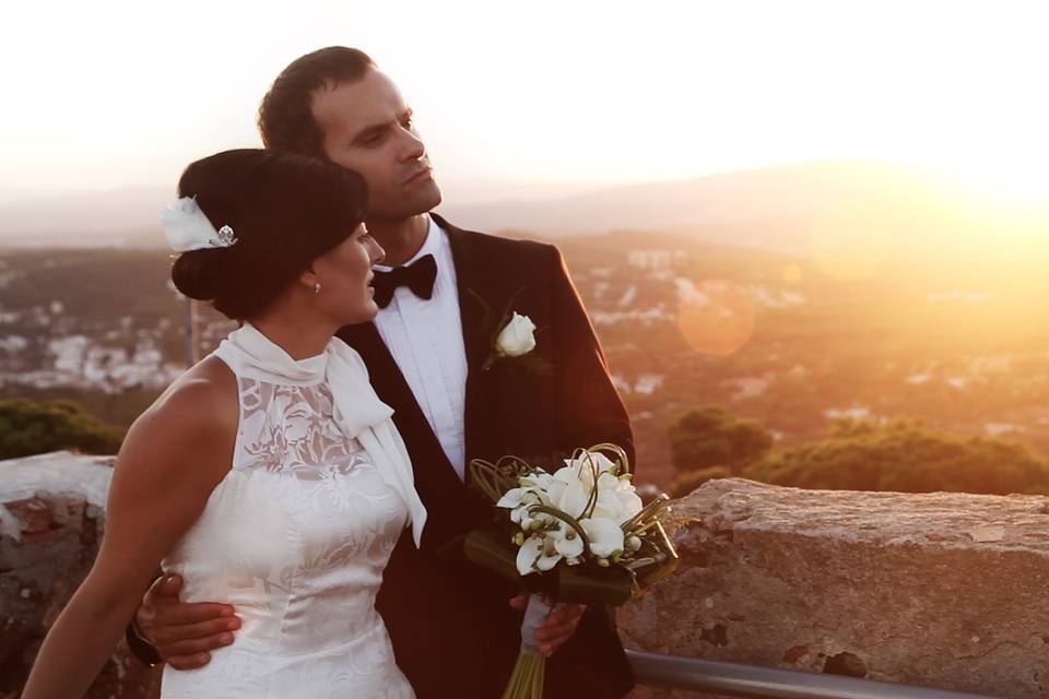 Imagen del vídeo de la boda