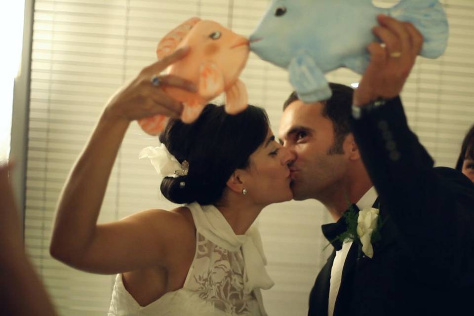 Imagen del vídeo de la boda