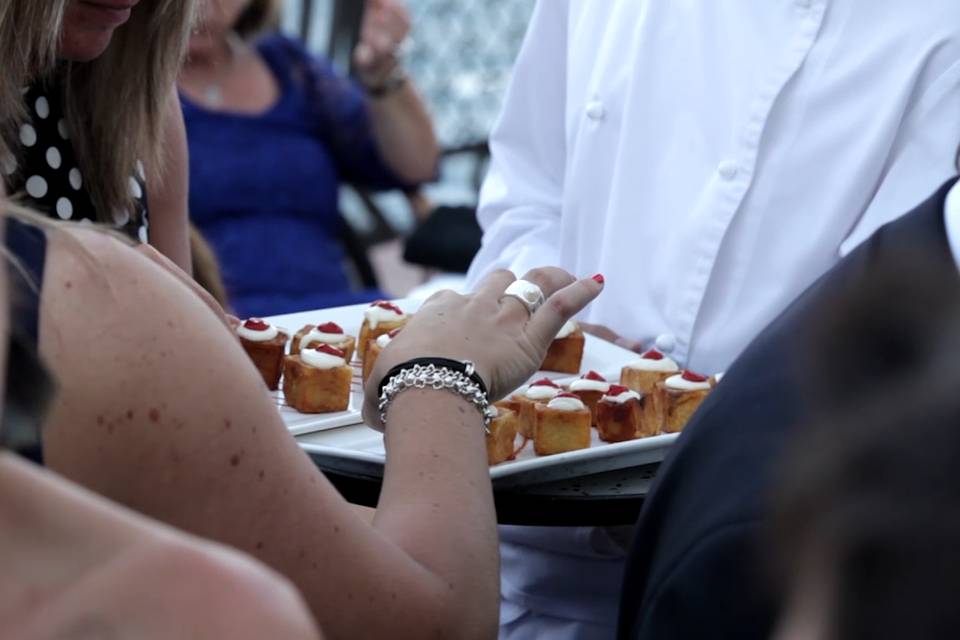 Imagen del vídeo de la boda