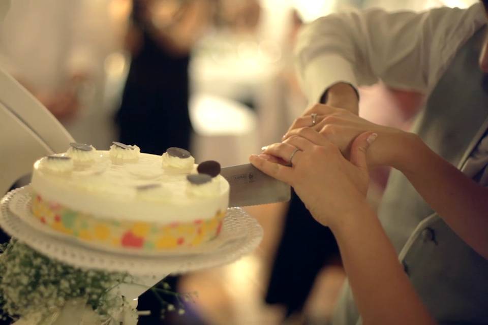 Imagen del vídeo de la boda