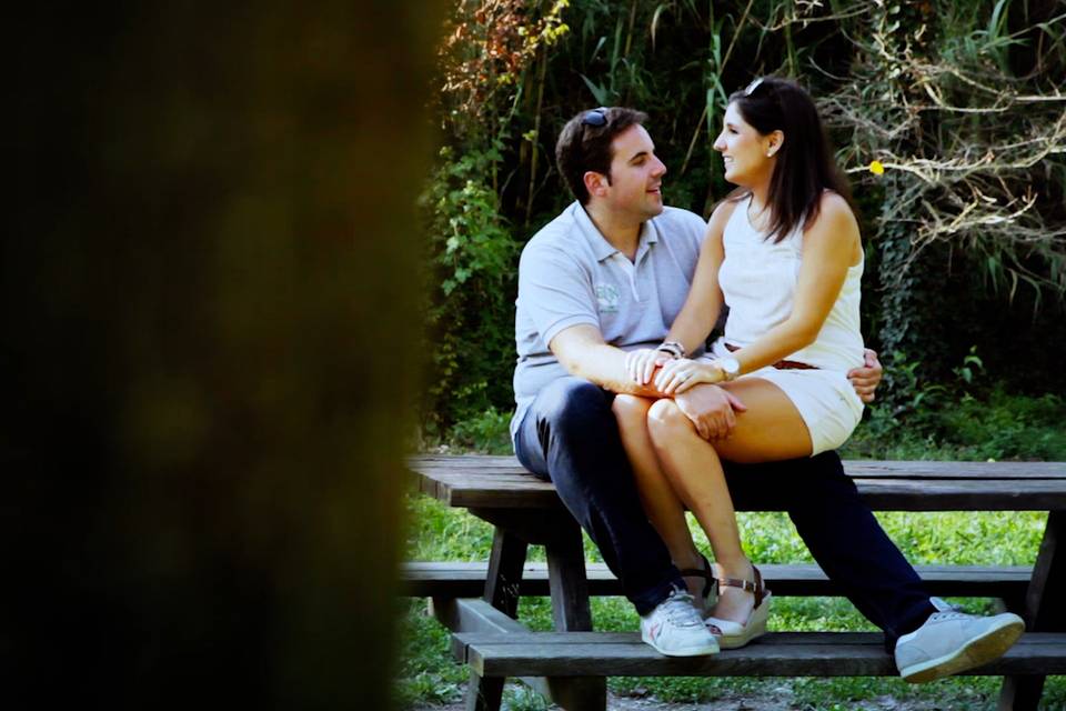 Imagen del vídeo de la boda