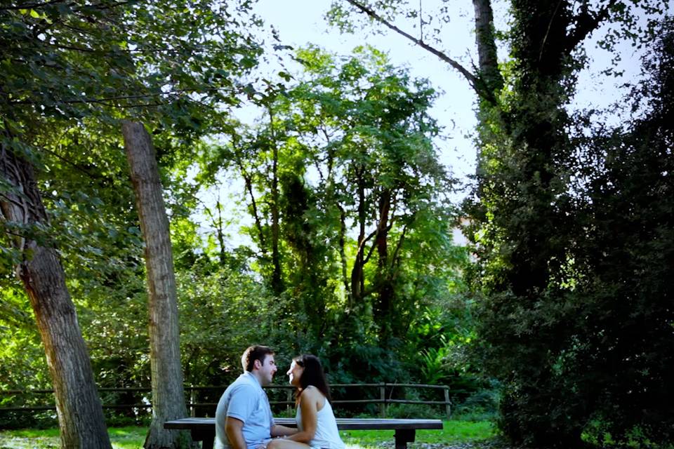 Imagen del vídeo de la boda