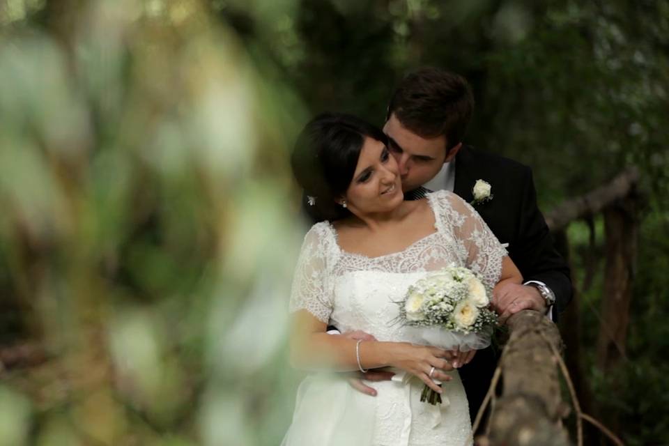 Imagen del vídeo de la boda