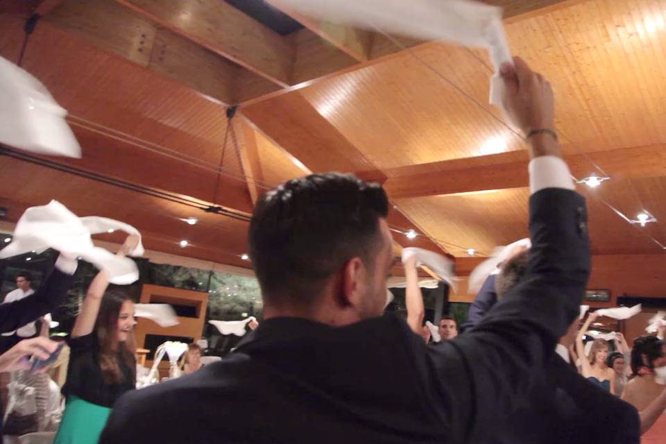 Imagen del vídeo de la boda