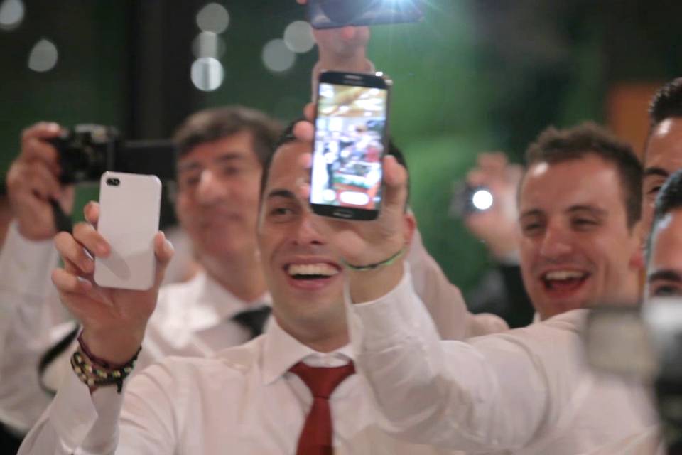 Imagen del vídeo de la boda