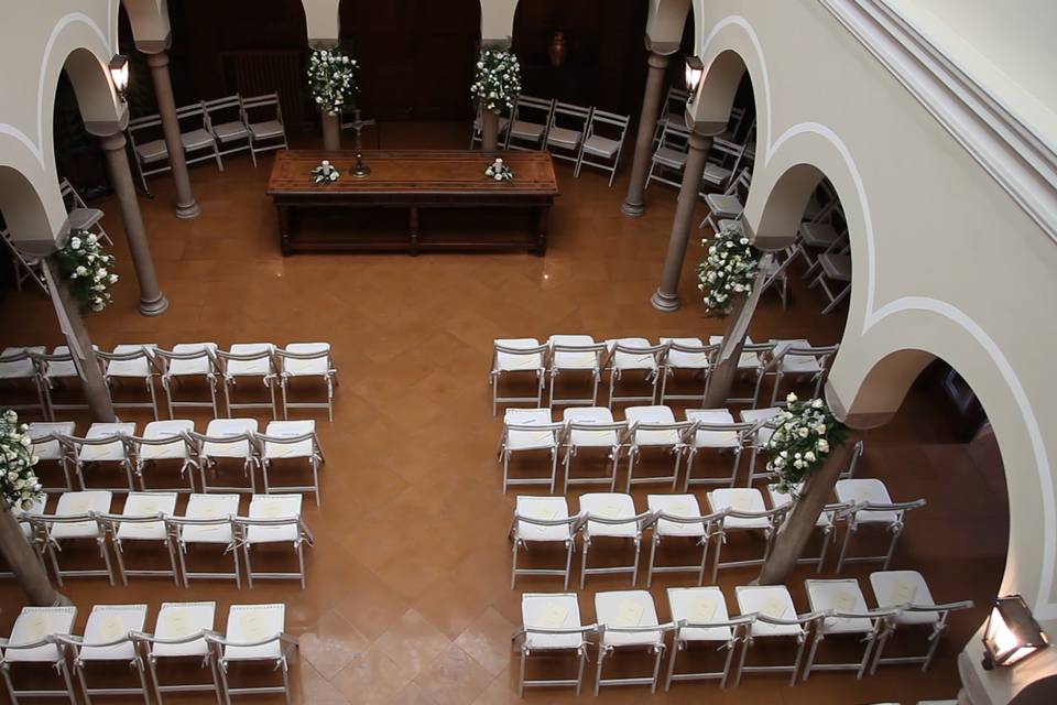 Imagen del vídeo de la boda