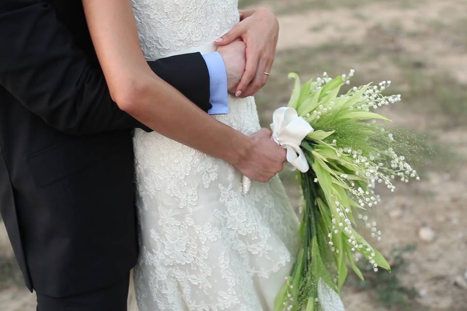 Imagen del vídeo de la boda