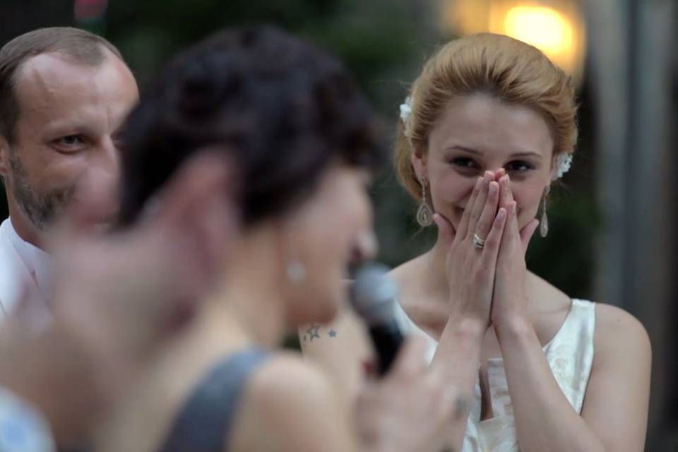 Imagen del vídeo de la boda