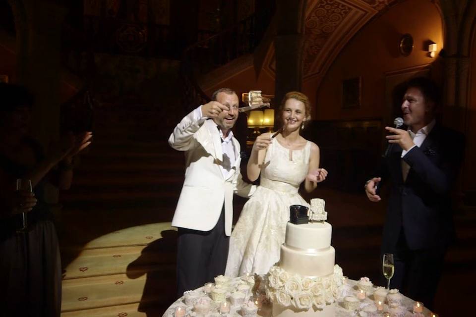 Imagen del vídeo de la boda