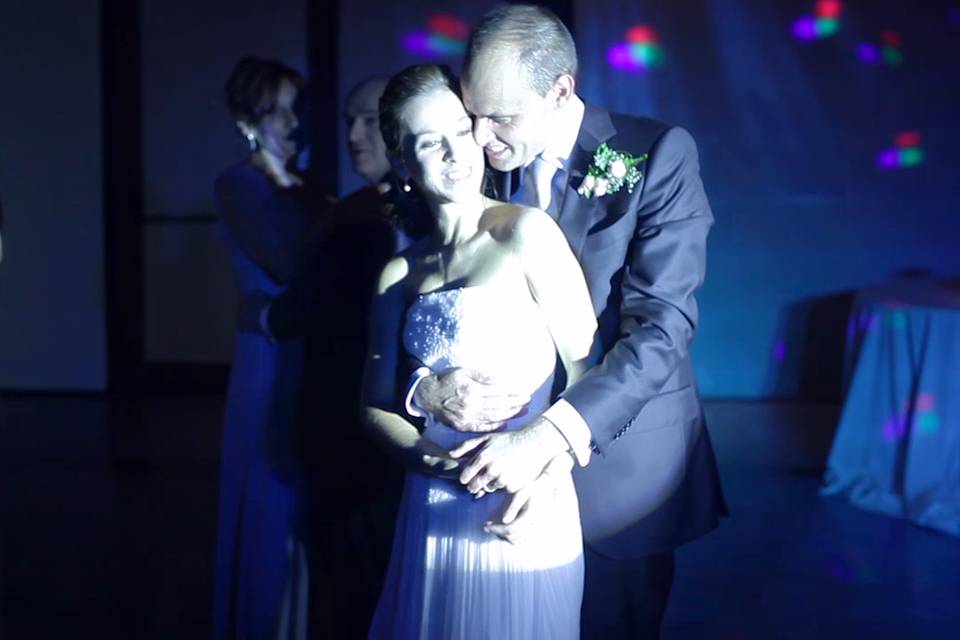 Imagen del vídeo de la boda