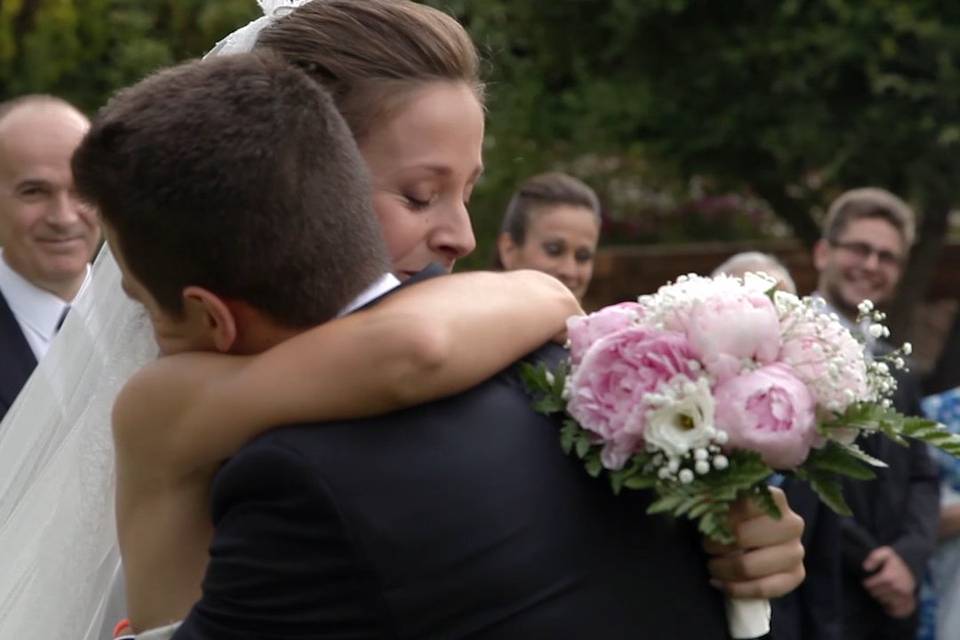 Imagen del vídeo de la boda