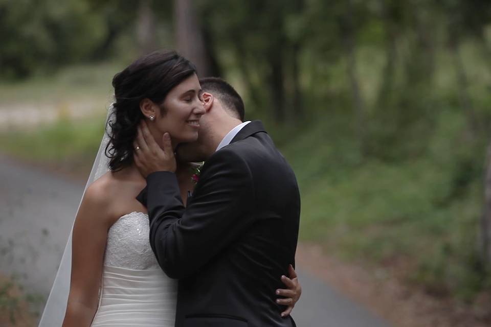 Imagen del vídeo de la boda