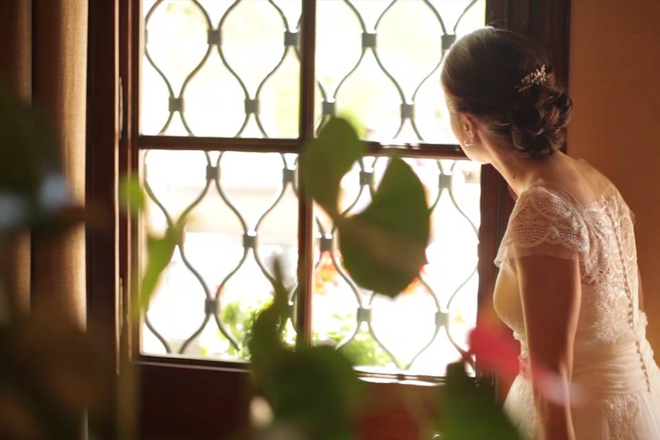 Imagen del vídeo de la boda