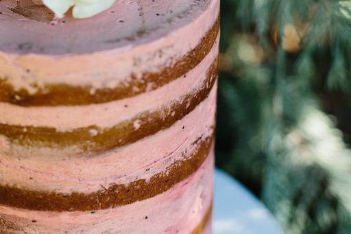 Naked cake de frambuesa