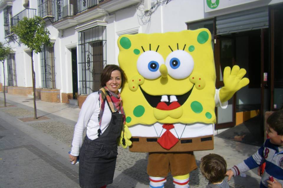 Con Bob Esponja