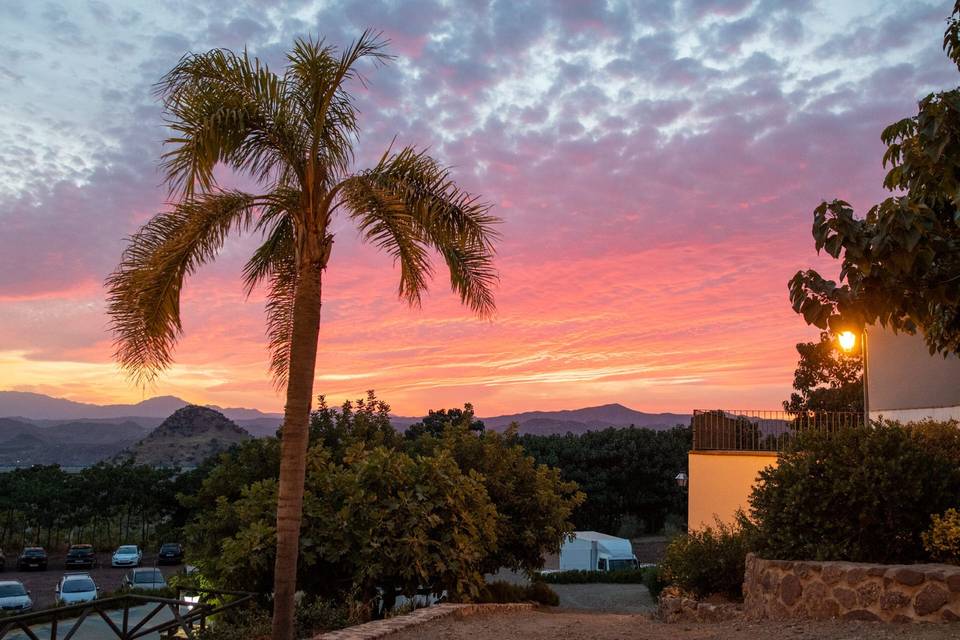 Atardecer mágico en Málaga