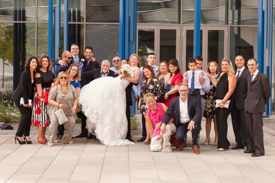 Boda en los juzgados de Zaragoza