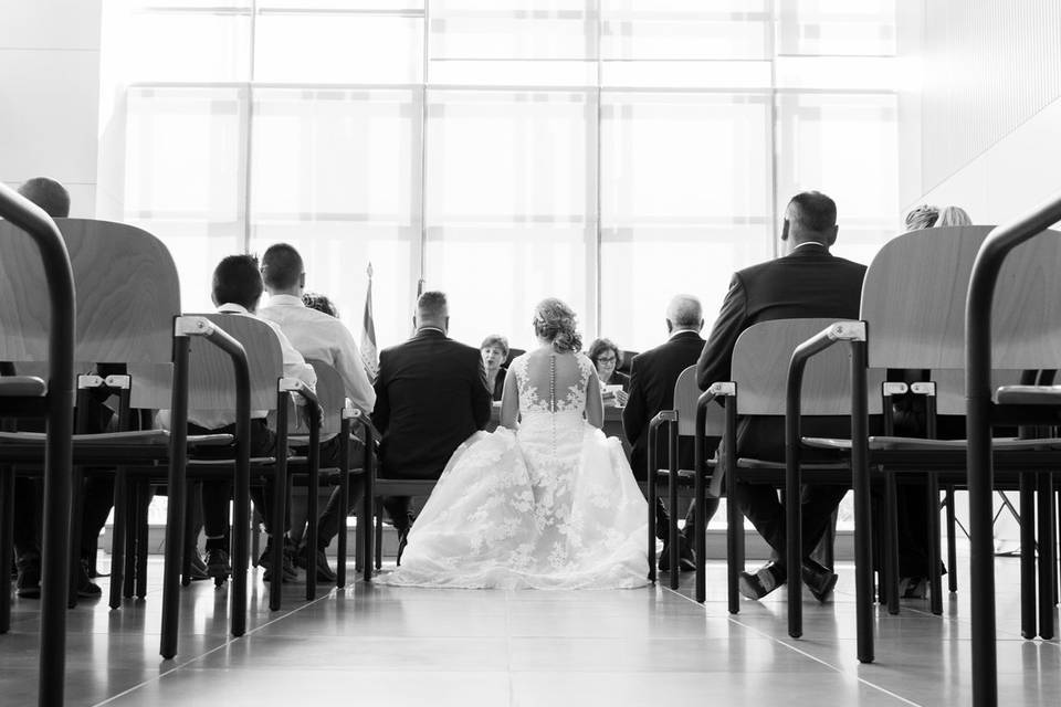 Boda en los juzgados de Zaragoza