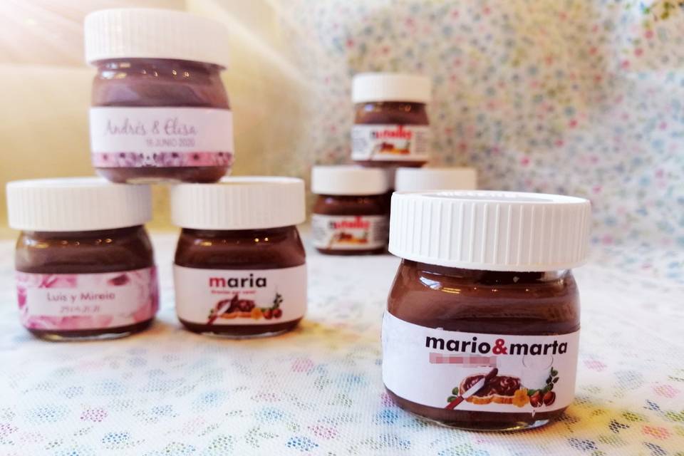 Nutella en miniatura personalizada