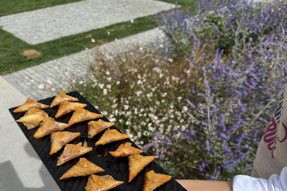 Samositas de chistorra