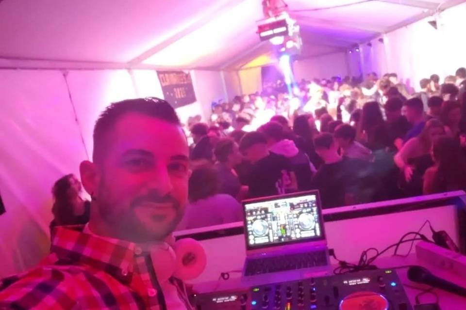 Disfrutando junto al público