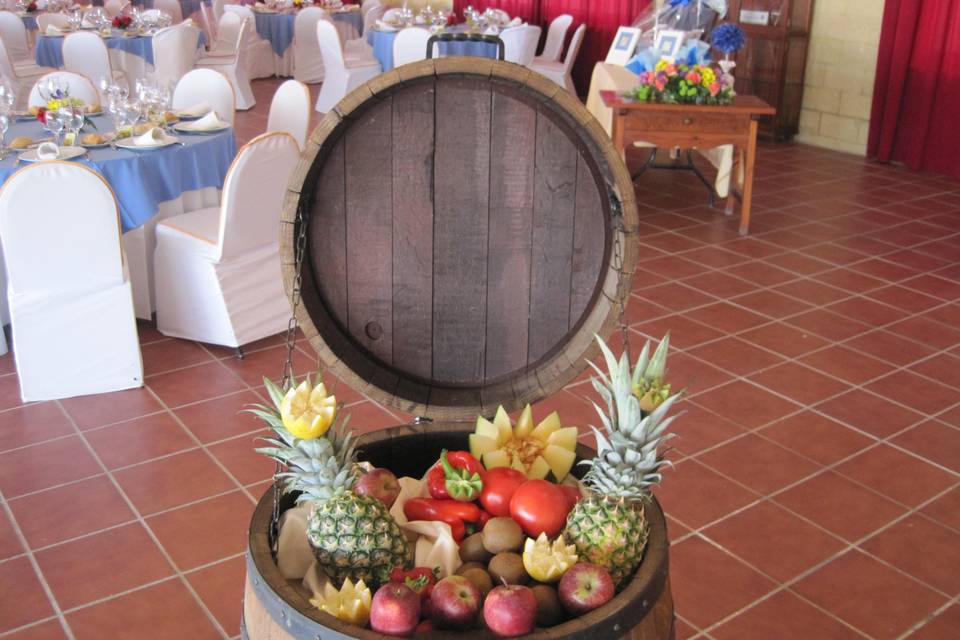 Decoración frutal