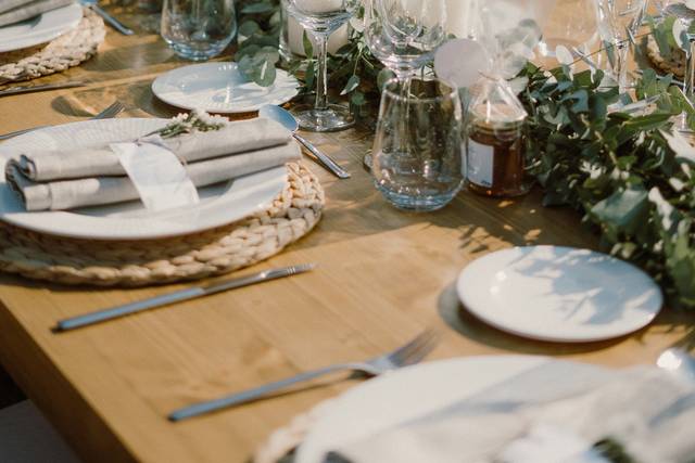 Decoración en mesa