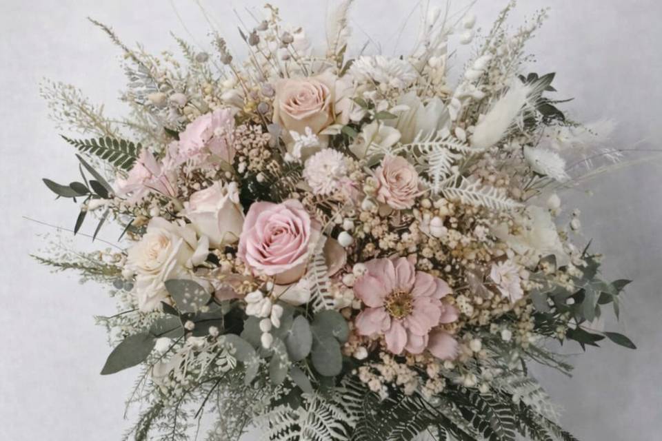 RAMO NOVIA FLORES PRESERVADAS