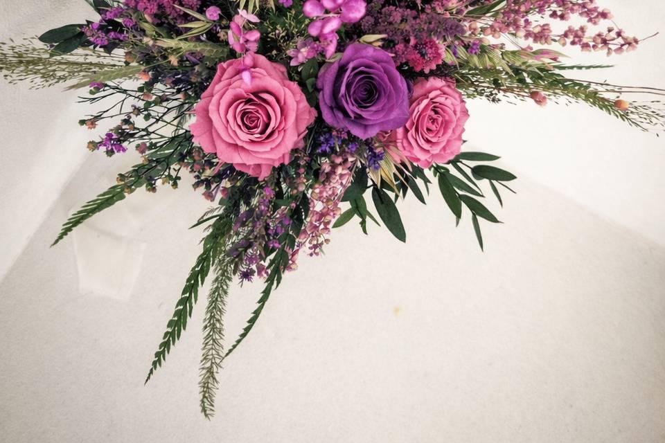 Ramo novia flores preservadas