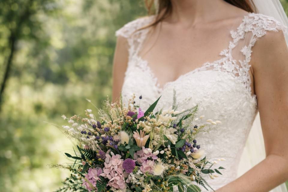 Ramo novia flores preservadas