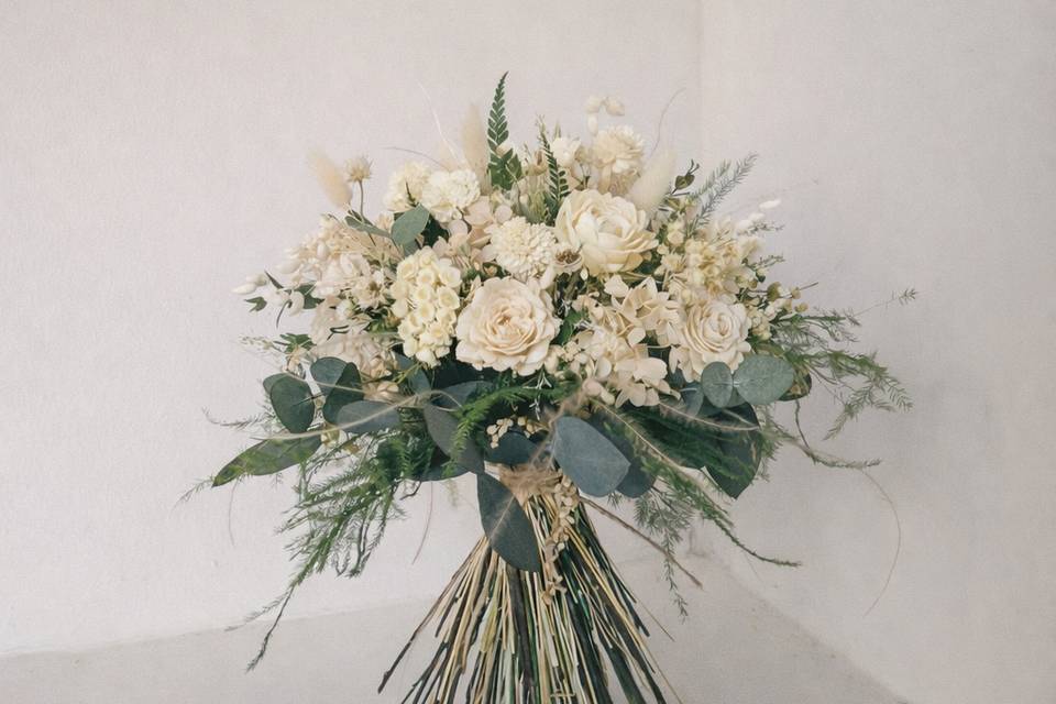 Ramo novia flores preservadas