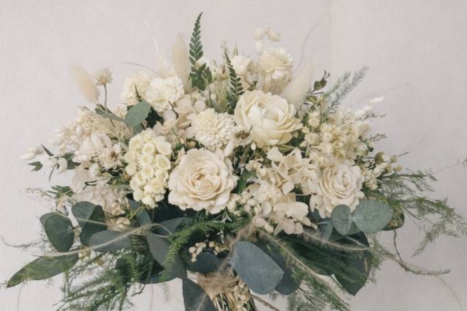 Ramo de novia flor preservada